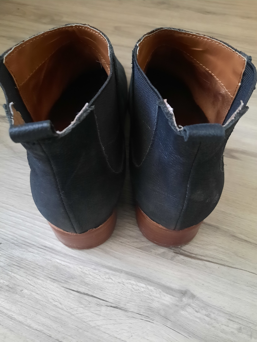 Pointed Toe Black Ankle Boots - Picture 2 of 5